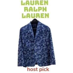 LAUREN RALPH LAUREN BOYS ABSTRACT PRINT BLAZER